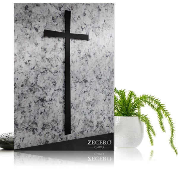 krzyże 1802 czarne stal nierdzewna Zecero