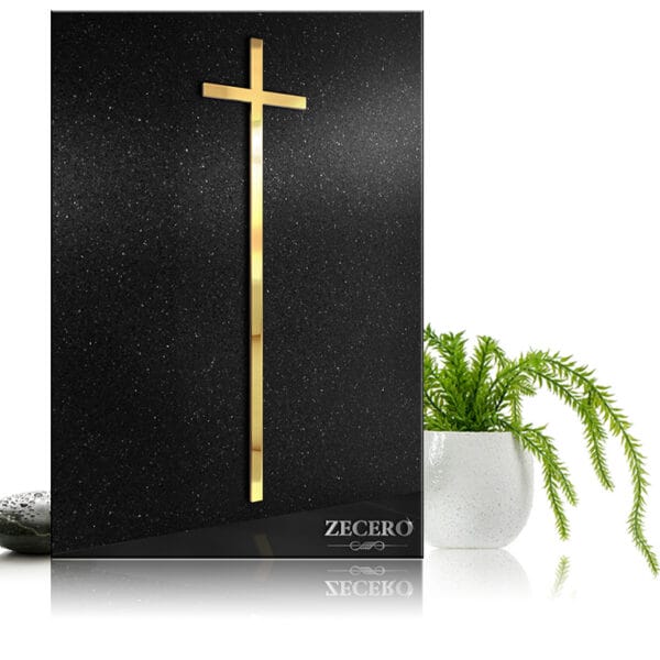 krzyże 1809 złote stal nierdzewna Zecero