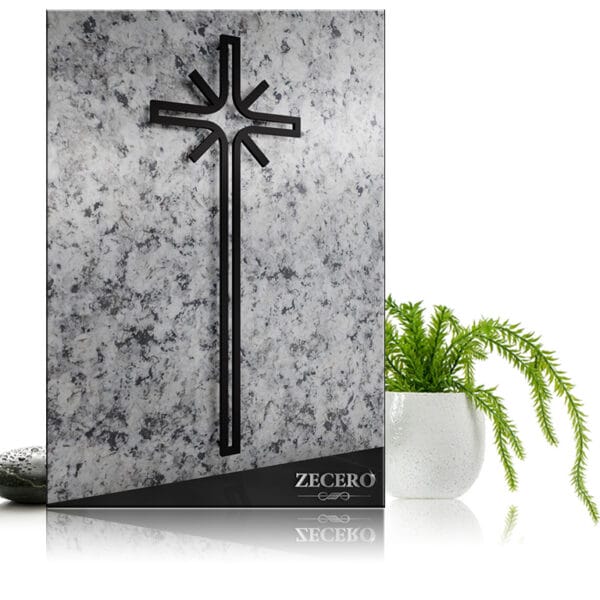 krzyże 1810 czarne stal nierdzewna Zecero