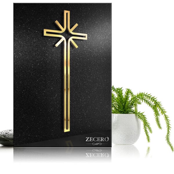krzyże 1810 złote stal nierdzewna Zecero