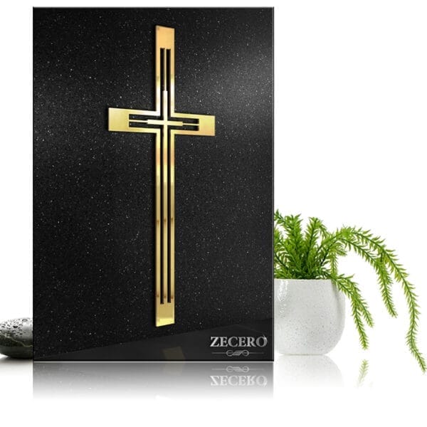 krzyże 1817 złote stal nierdzewna Zecero