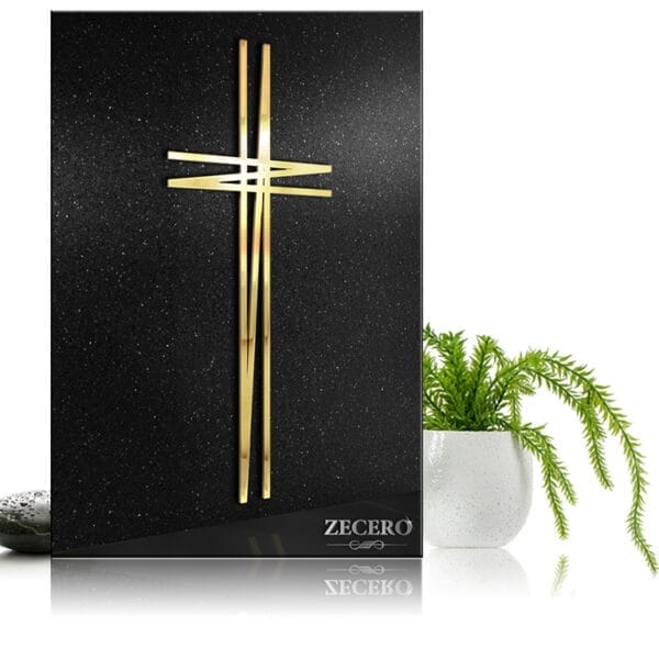 krzyże 1819 złote stal nierdzewna Zecero