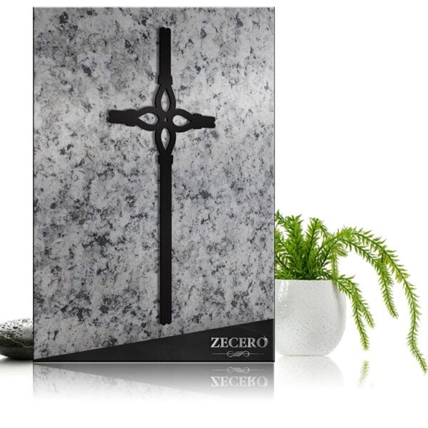 krzyże 1820 czarne stal nierdzewna Zecero