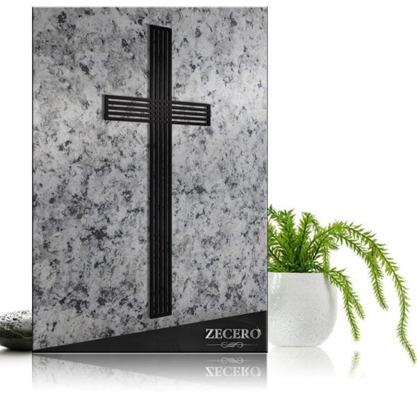 krzyże 1821 czarne stal nierdzewna Zecero