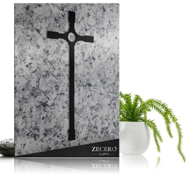krzyże 1823 czarne stal nierdzewna Zecero
