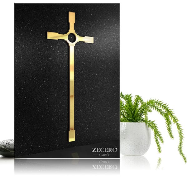 krzyże 1823 złote stal nierdzewna Zecero