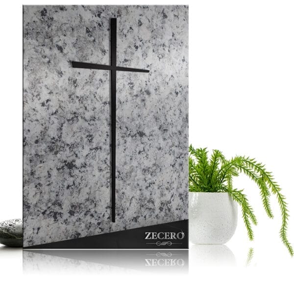krzyże 1824 czarny stal nierdzewna Zecero