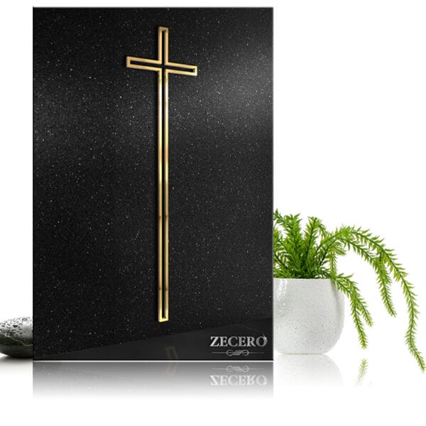 krzyże 1825 złote stal nierdzewna Zecero