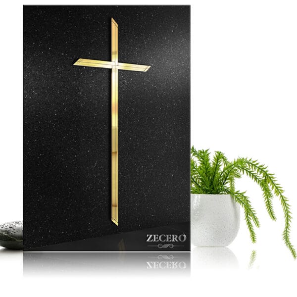 krzyże 1826 złoty stal nierdzewna Zecero