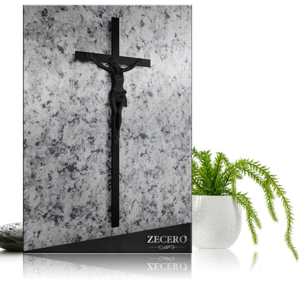 krzyże 1851 czarny stal nierdzewna Zecero